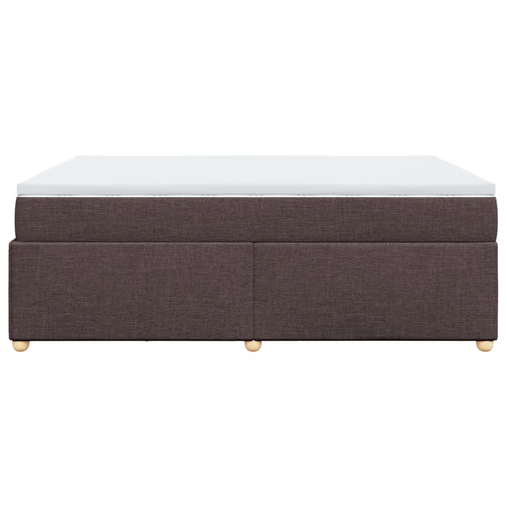 Sommier à lattes de lit avec matelas Marron foncé 140x190 cm - XIOS