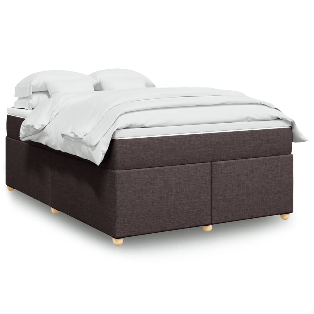 Sommier à lattes de lit avec matelas Marron foncé 140x190 cm - XIOS