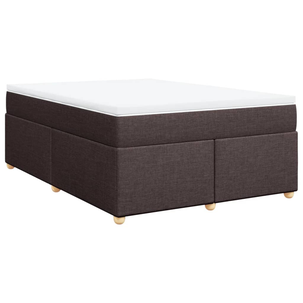 Sommier à lattes de lit avec matelas Marron foncé 140x200 cm - XIOS