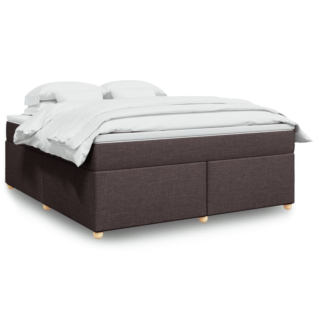 Sommier à lattes de lit avec matelas Marron foncé 180x200 cm - XIOS
