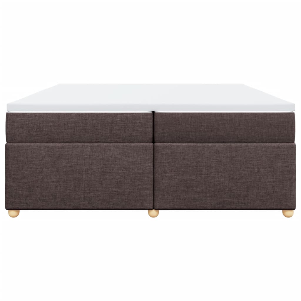 Sommier à lattes de lit avec matelas Marron foncé 200x200 cm - XIOS