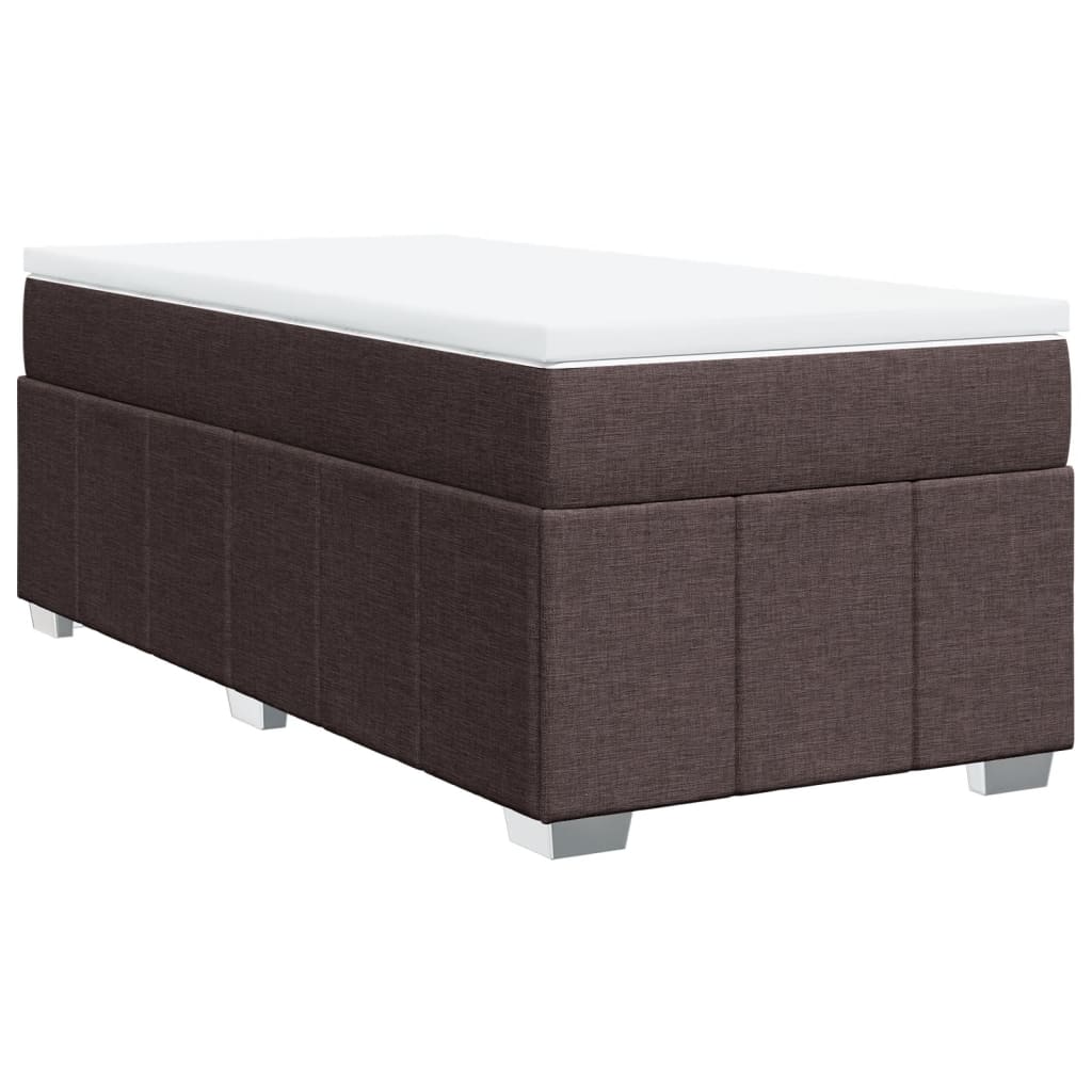 Sommier à lattes de lit avec matelas Marron foncé 90x200 cm - XIOS