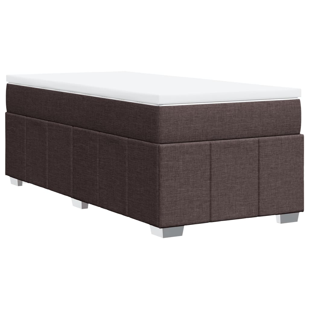 Sommier à lattes de lit avec matelas Marron foncé 90x200 cm - XIOS