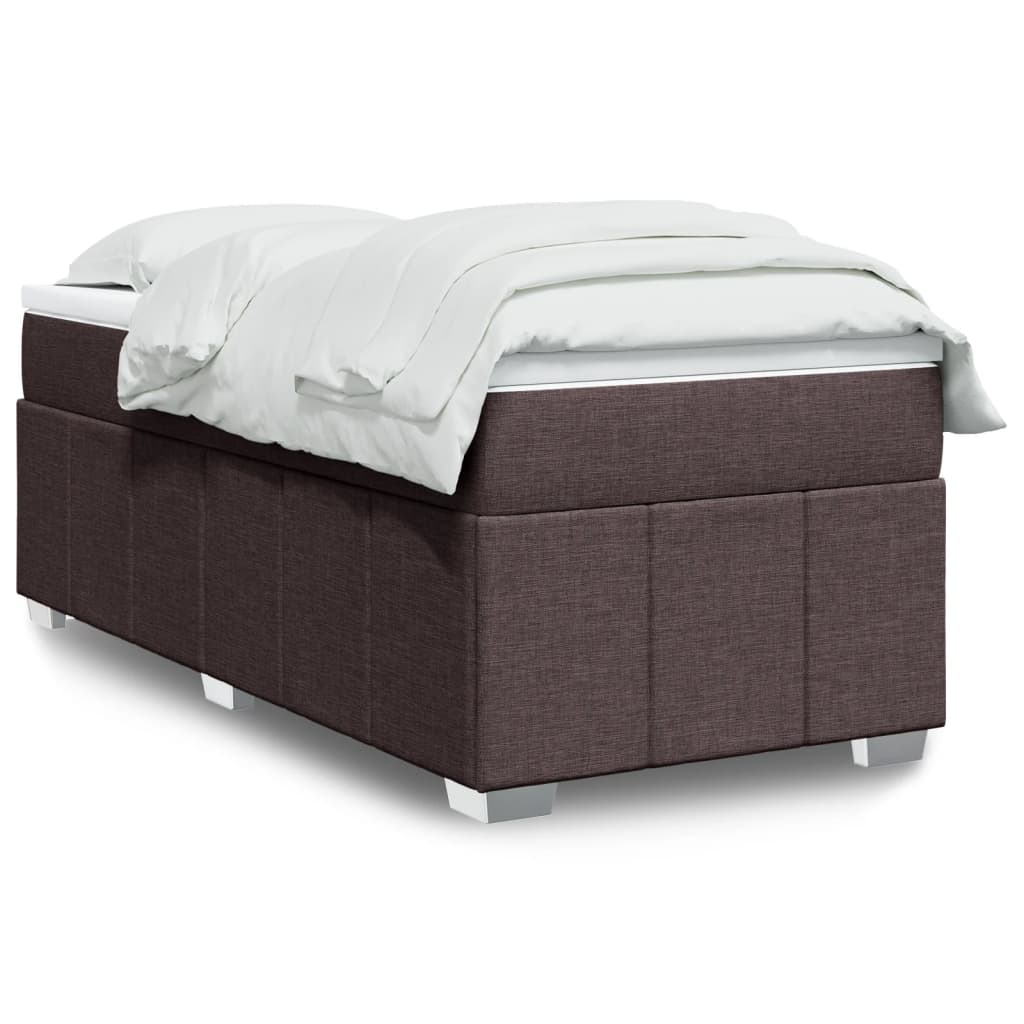 Sommier à lattes de lit avec matelas Marron foncé 90x200 cm - XIOS