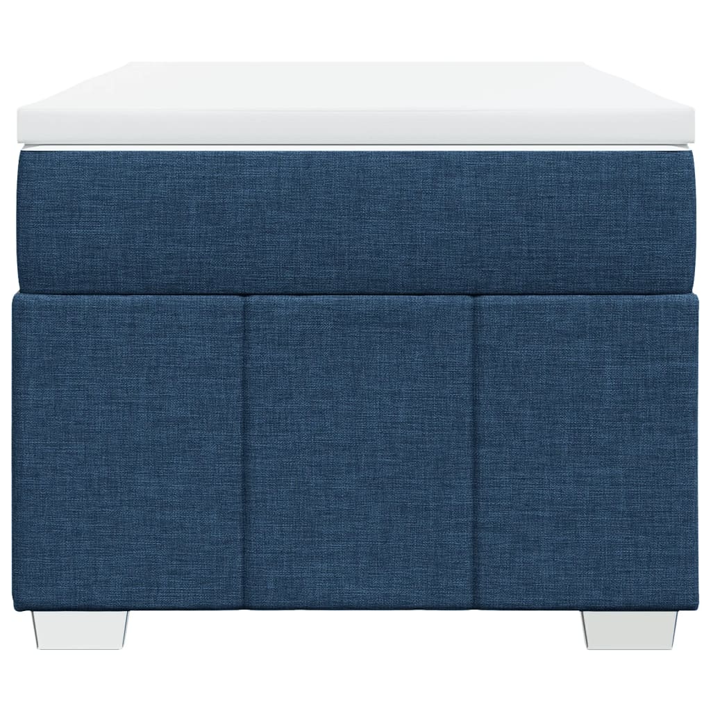 Sommier à lattes de lit avec matelas Bleu 90x200 cm Tissu - XIOS