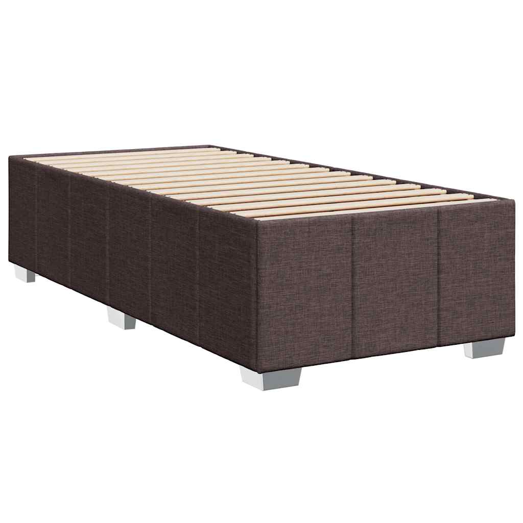 Sommier à lattes de lit avec matelas Marron foncé 100x200 cm - XIOS
