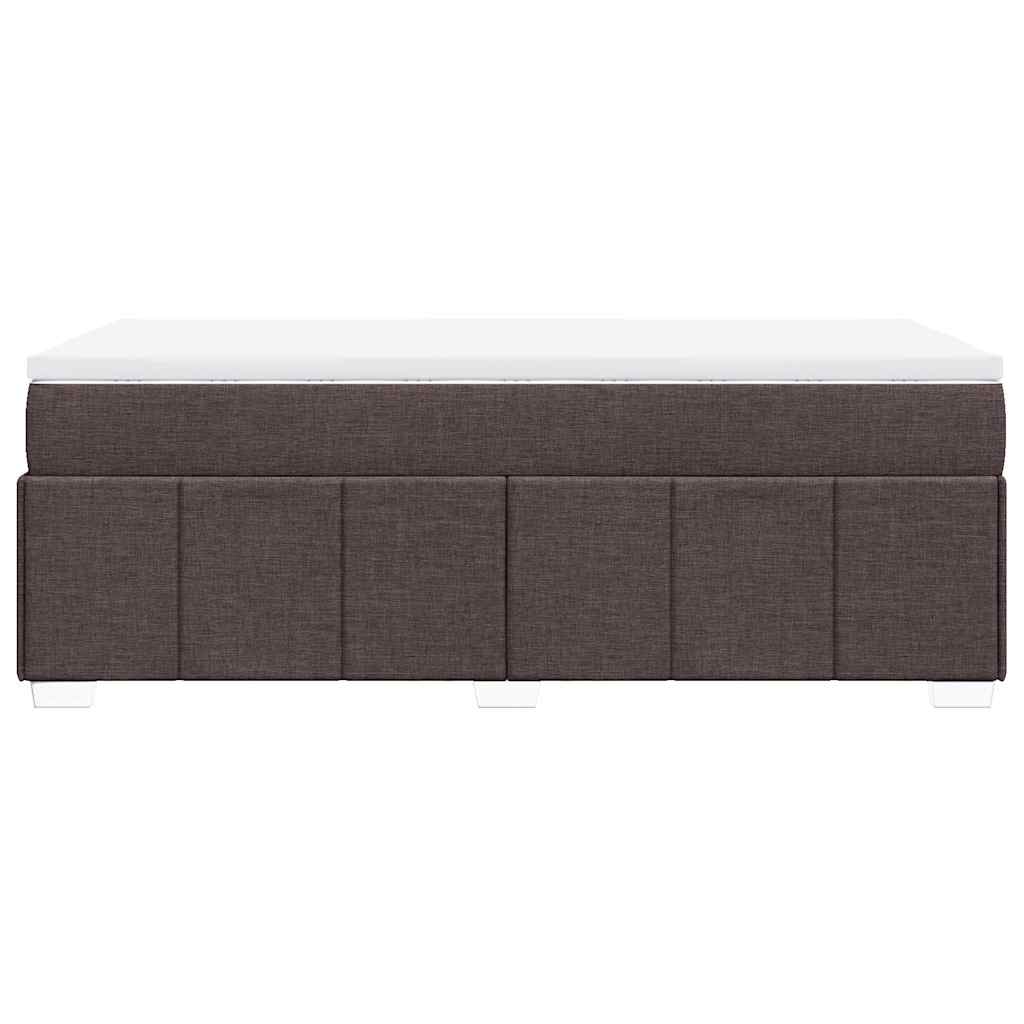 Sommier à lattes de lit avec matelas Marron foncé 100x200 cm - XIOS
