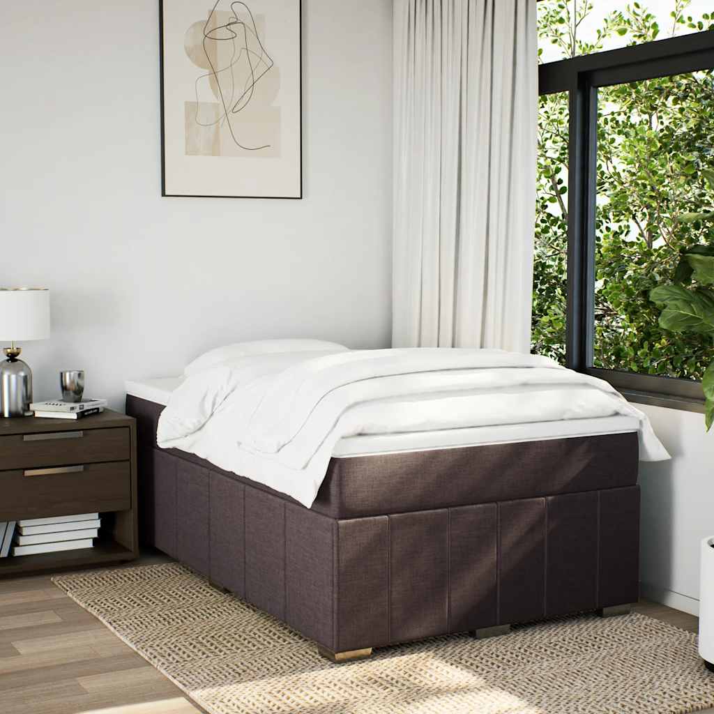 Sommier à lattes de lit avec matelas Marron foncé 120x200 cm - XIOS