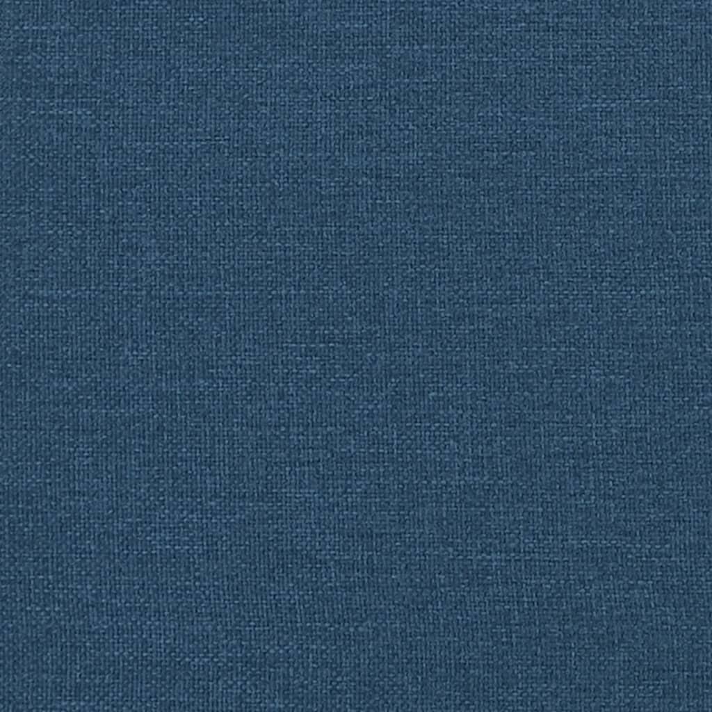 Sommier à lattes de lit avec matelas Bleu 120x200 cm Tissu - XIOS