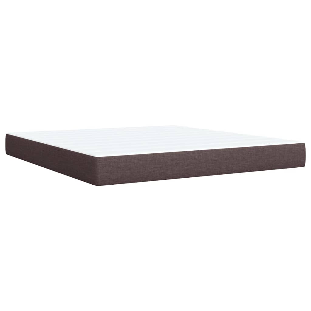 Sommier à lattes de lit avec matelas Marron foncé 180x200 cm - XIOS