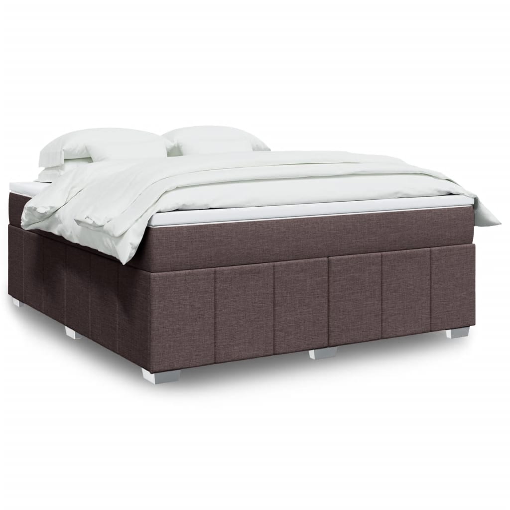 Sommier à lattes de lit avec matelas Marron foncé 180x200 cm - XIOS