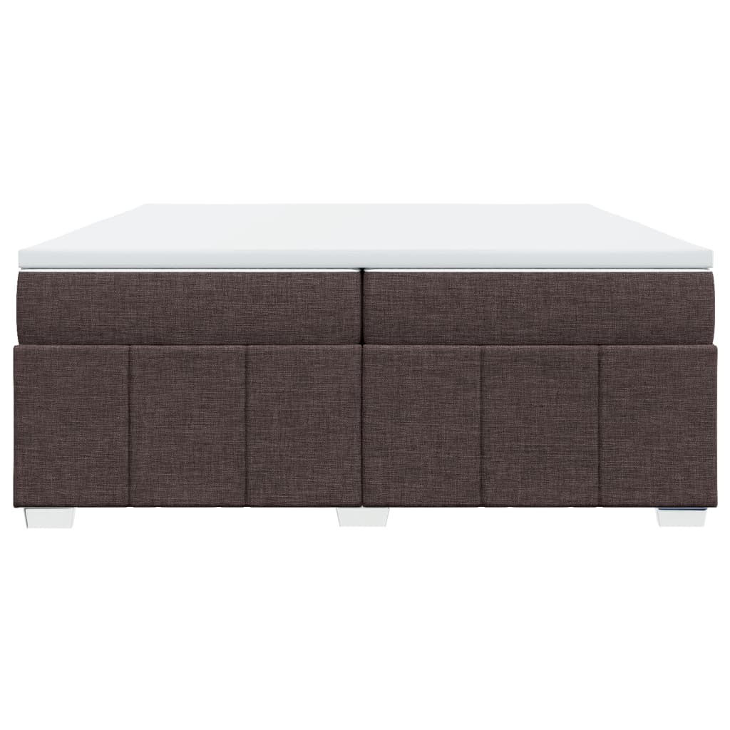 Sommier à lattes de lit avec matelas Marron foncé 200x200 cm - XIOS