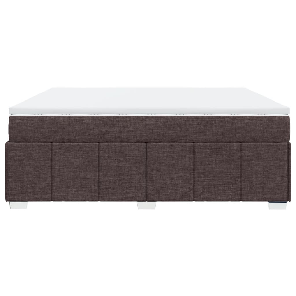 Sommier à lattes de lit avec matelas Marron foncé 200x200 cm - XIOS