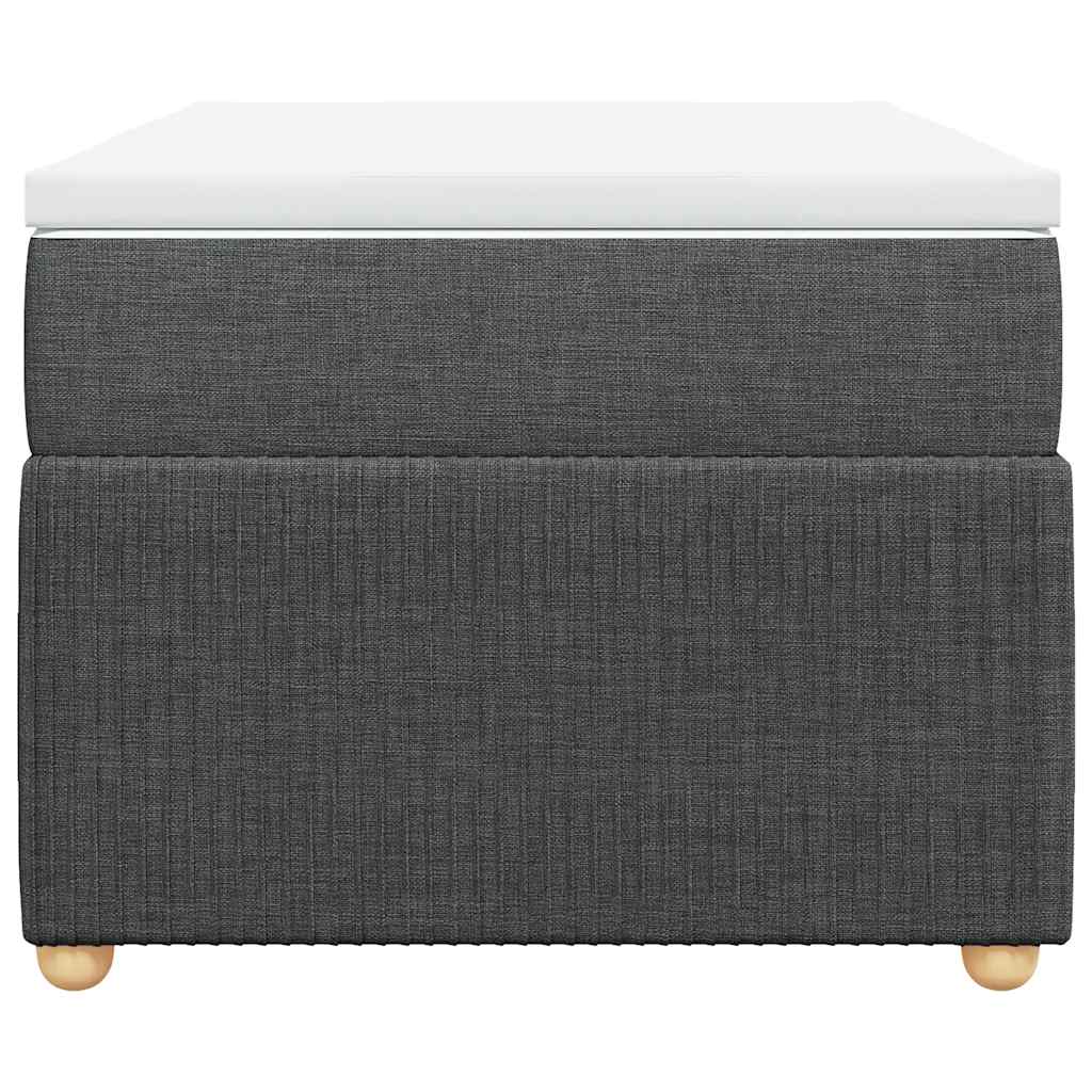 Sommier à lattes de lit avec matelas Gris foncé 80x200 cm Tissu - XIOS