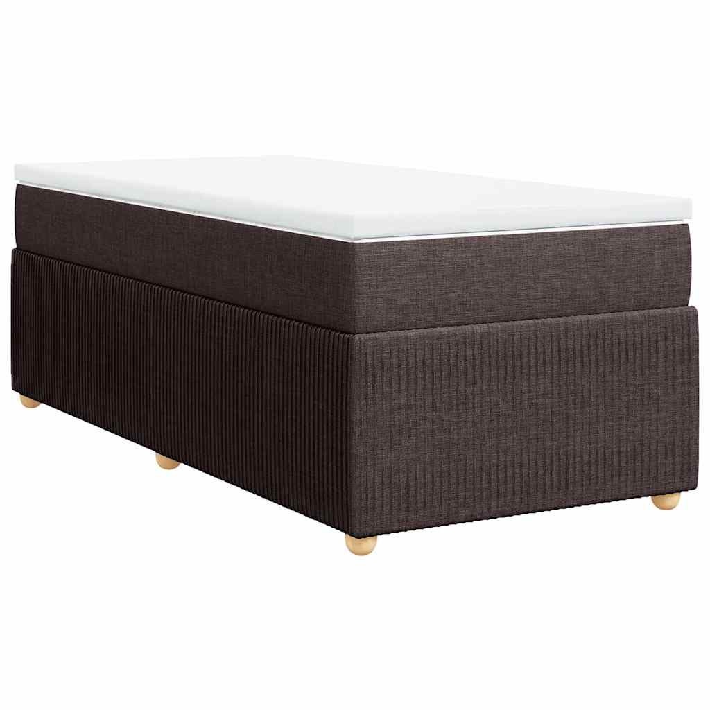 Sommier à lattes de lit avec matelas Marron foncé 80x200 cm - XIOS