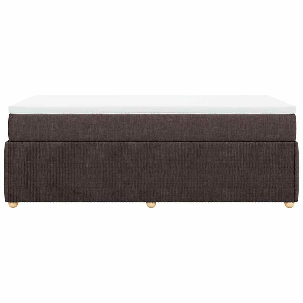 Sommier à lattes de lit avec matelas Marron foncé 80x200 cm - XIOS