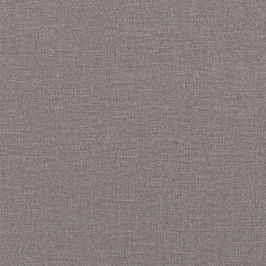 Sommier à lattes de lit avec matelas Taupe 80x200 cm Tissu - XIOS