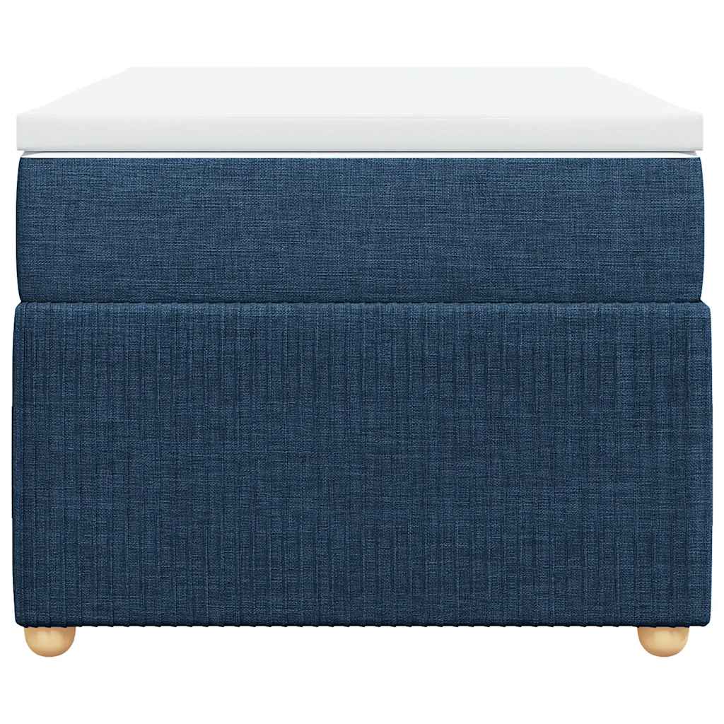 Sommier à lattes de lit avec matelas Bleu 90x190 cm Tissu - XIOS