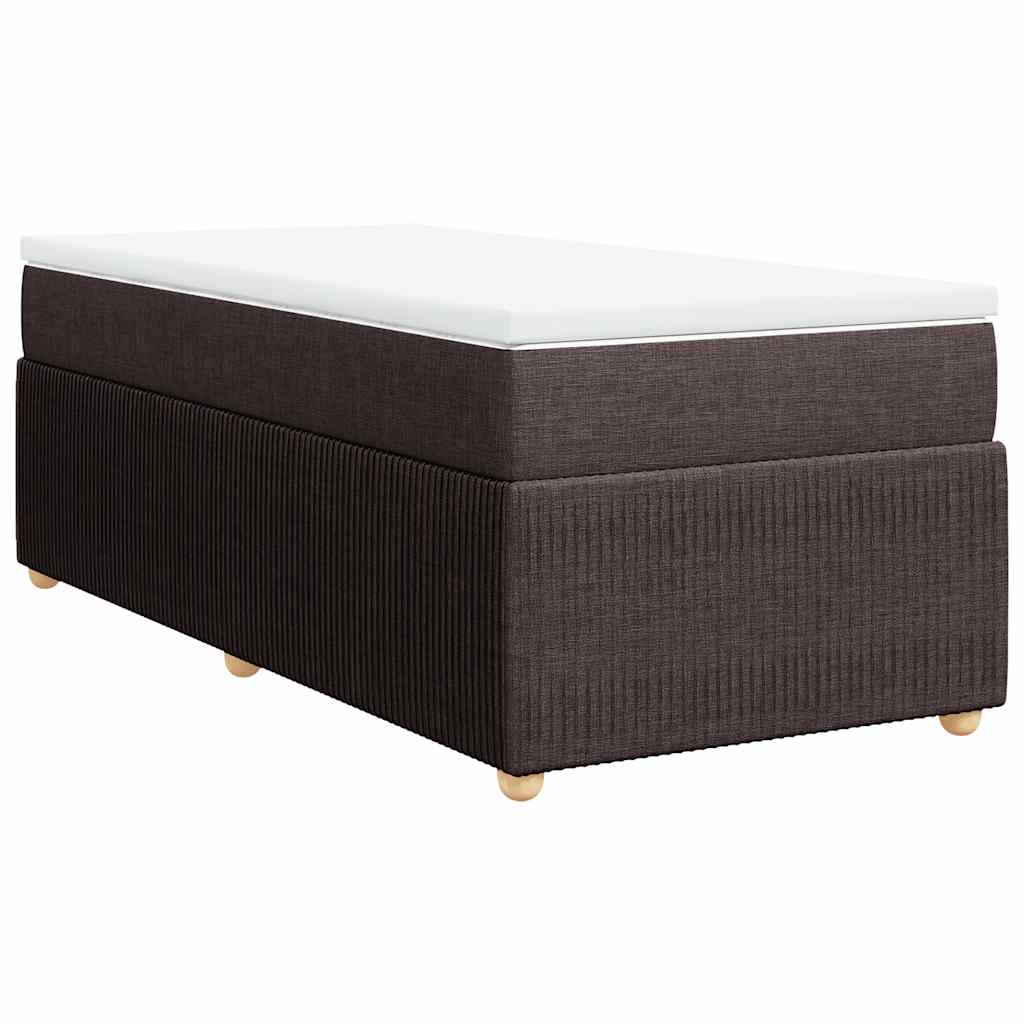 Sommier à lattes de lit avec matelas Marron foncé 90x200 cm - XIOS
