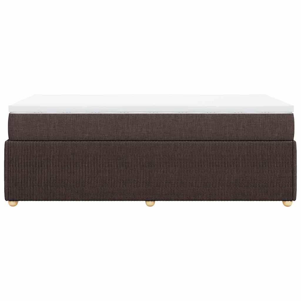 Sommier à lattes de lit avec matelas Marron foncé 90x200 cm - XIOS