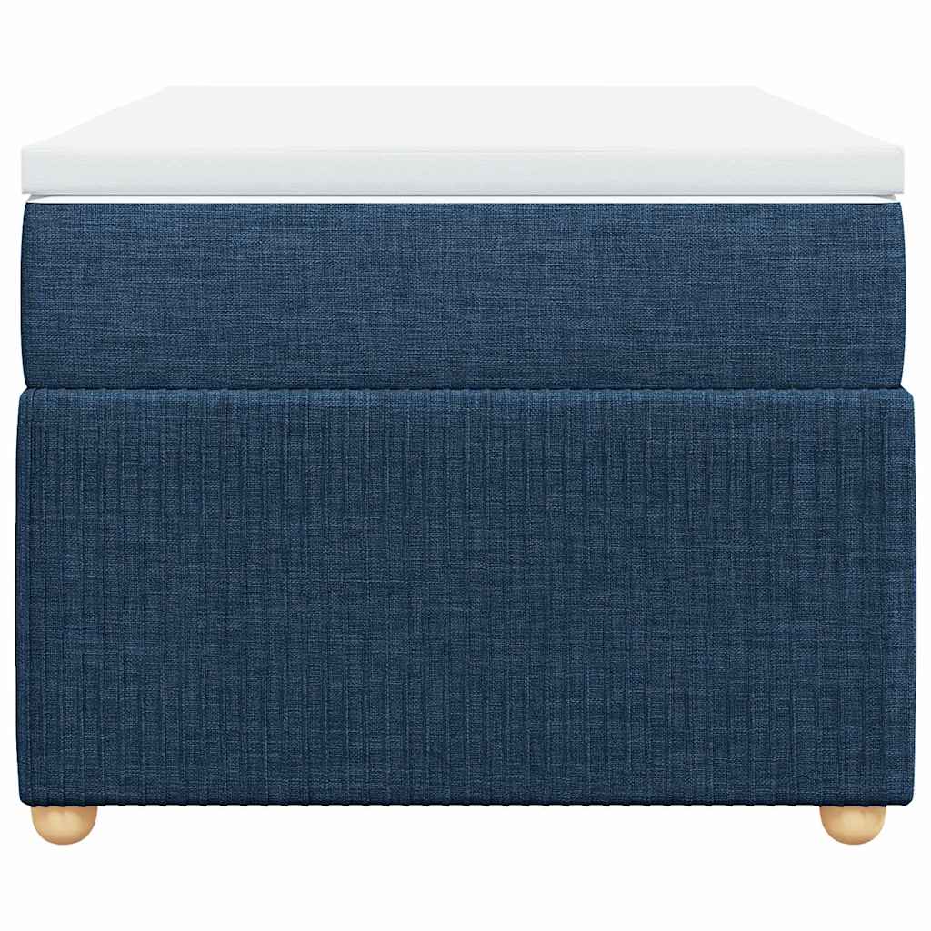 Sommier à lattes de lit avec matelas Bleu 90x200 cm Tissu - XIOS