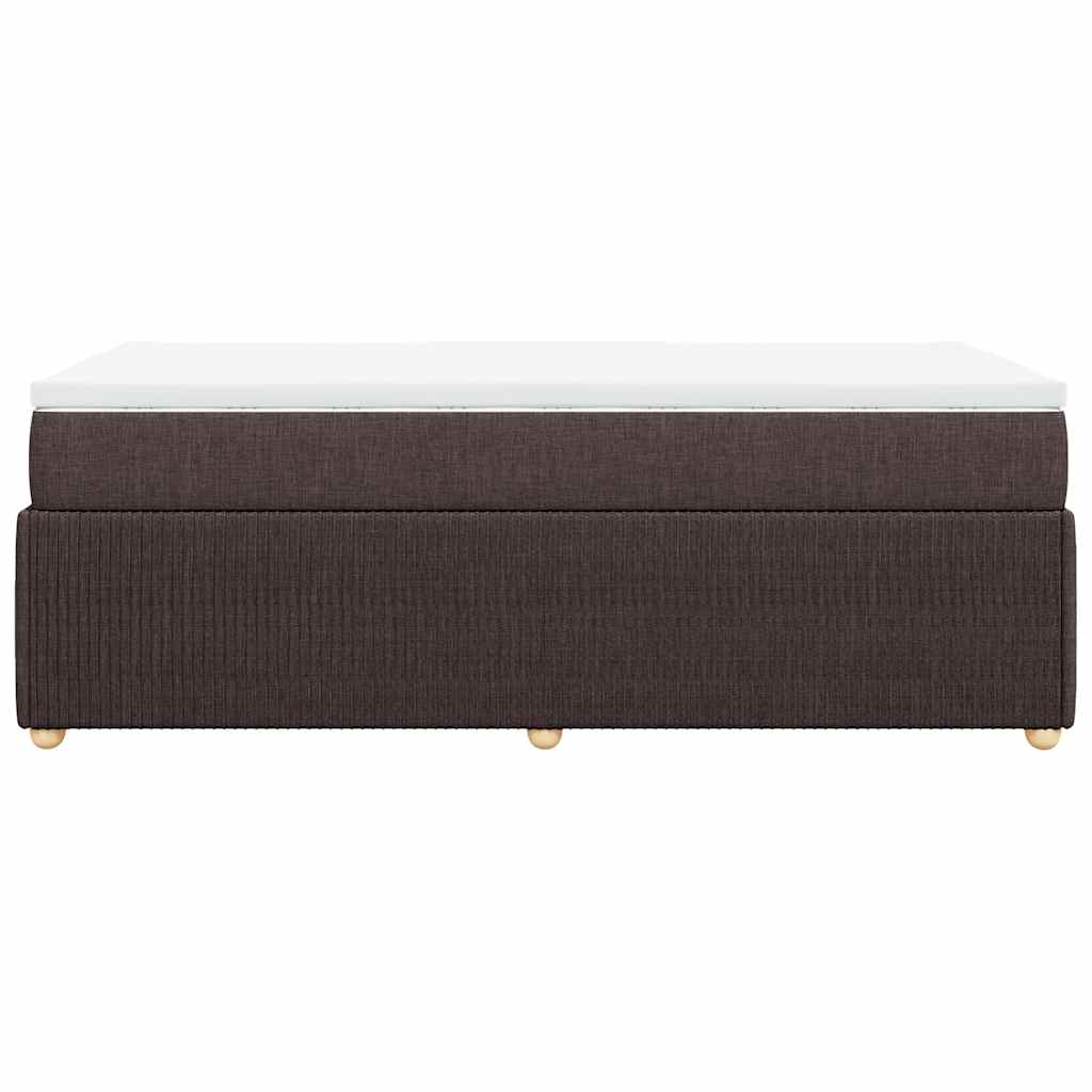 Sommier à lattes de lit avec matelas Marron foncé 100x200 cm - XIOS