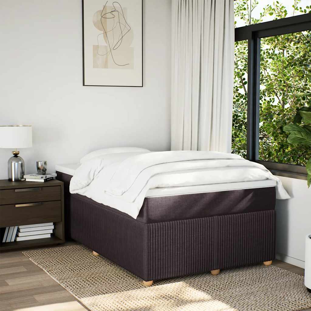Sommier à lattes de lit avec matelas Marron foncé 120x200 cm - XIOS
