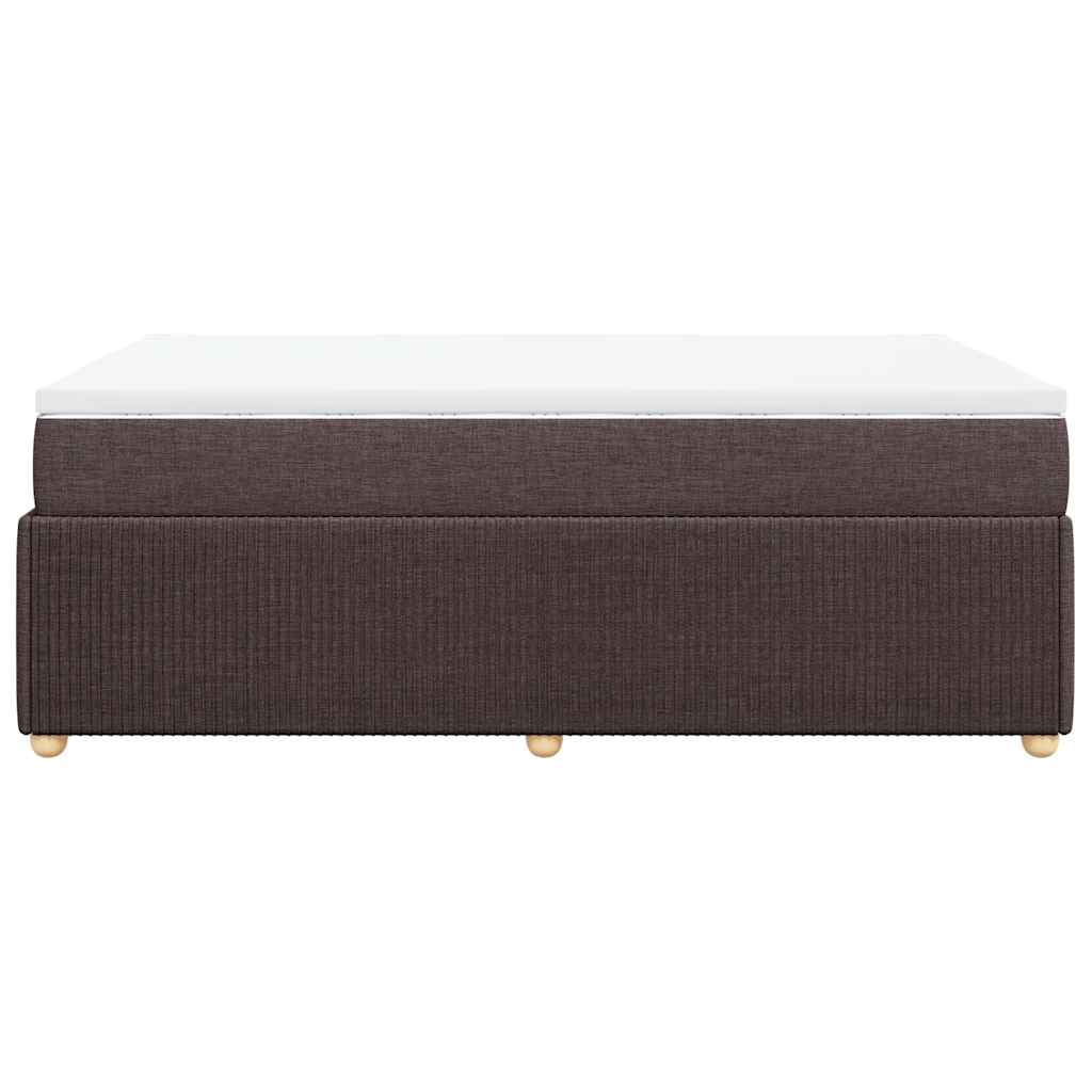 Sommier à lattes de lit avec matelas Marron foncé 120x200 cm - XIOS
