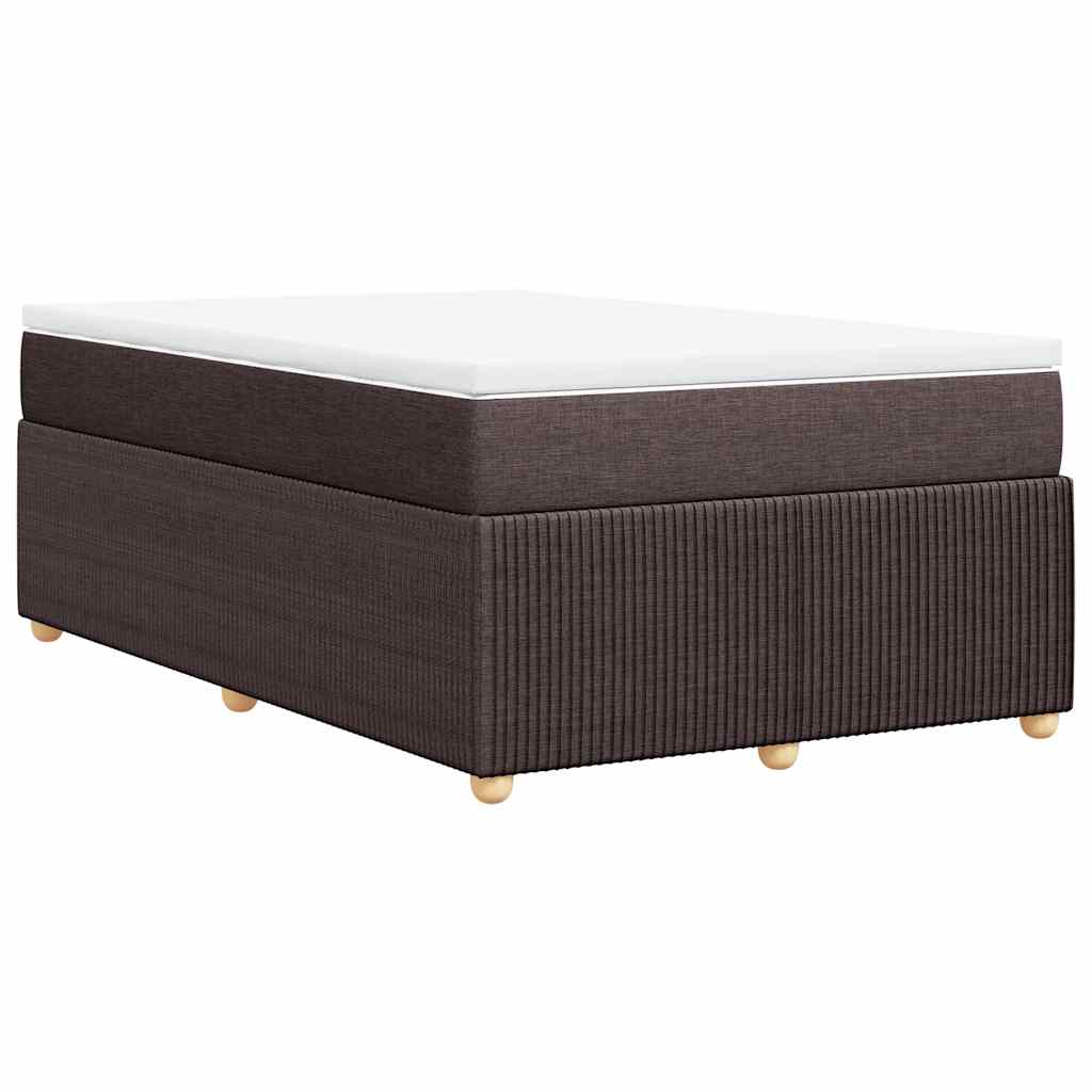 Sommier à lattes de lit avec matelas Marron foncé 120x200 cm - XIOS
