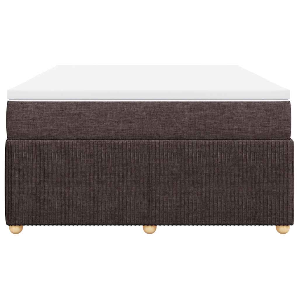 Sommier à lattes de lit avec matelas Marron foncé 140x190 cm - XIOS