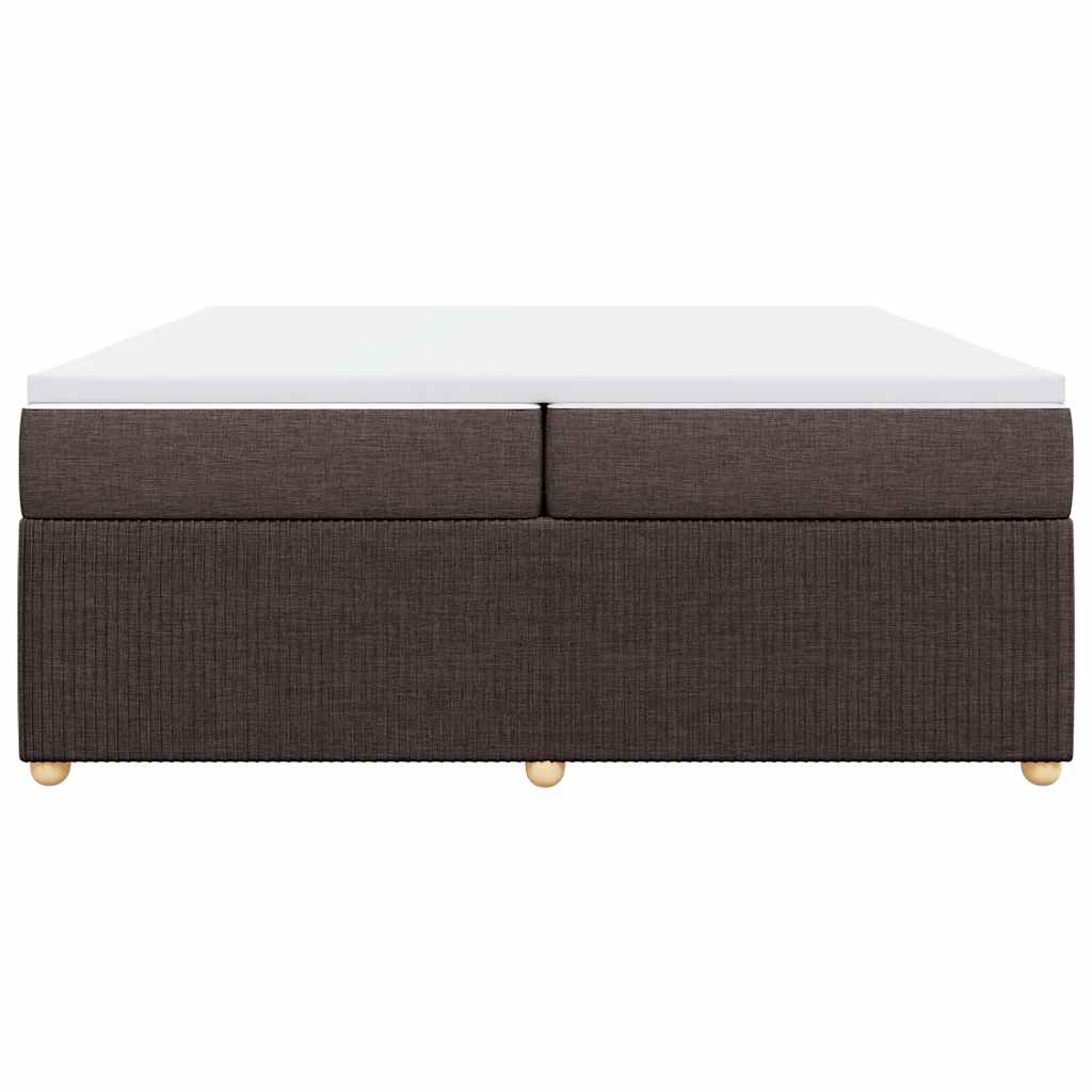 Sommier à lattes de lit avec matelas Marron foncé 200x200 cm - XIOS