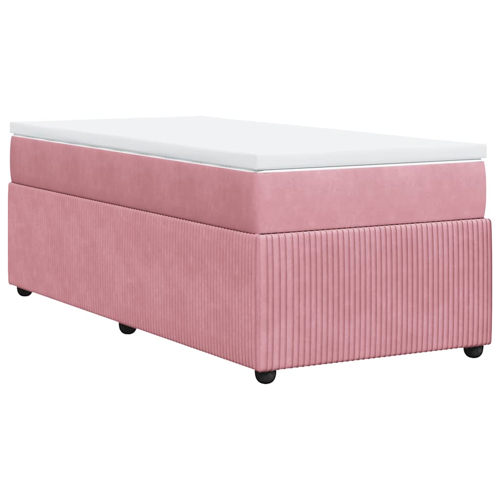 Sommier à lattes de lit et matelas Rose 80x200 cm Velours - XIOS