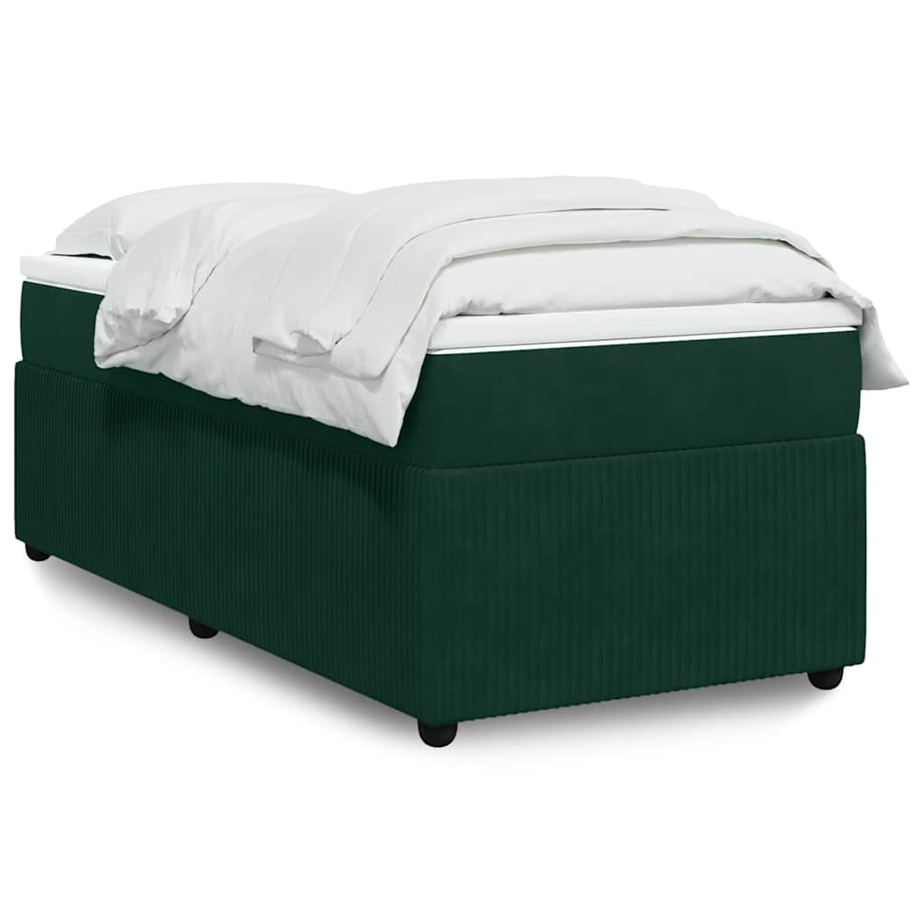 Sommier à lattes de lit avec matelas Vert foncé 90x200 cm - XIOS