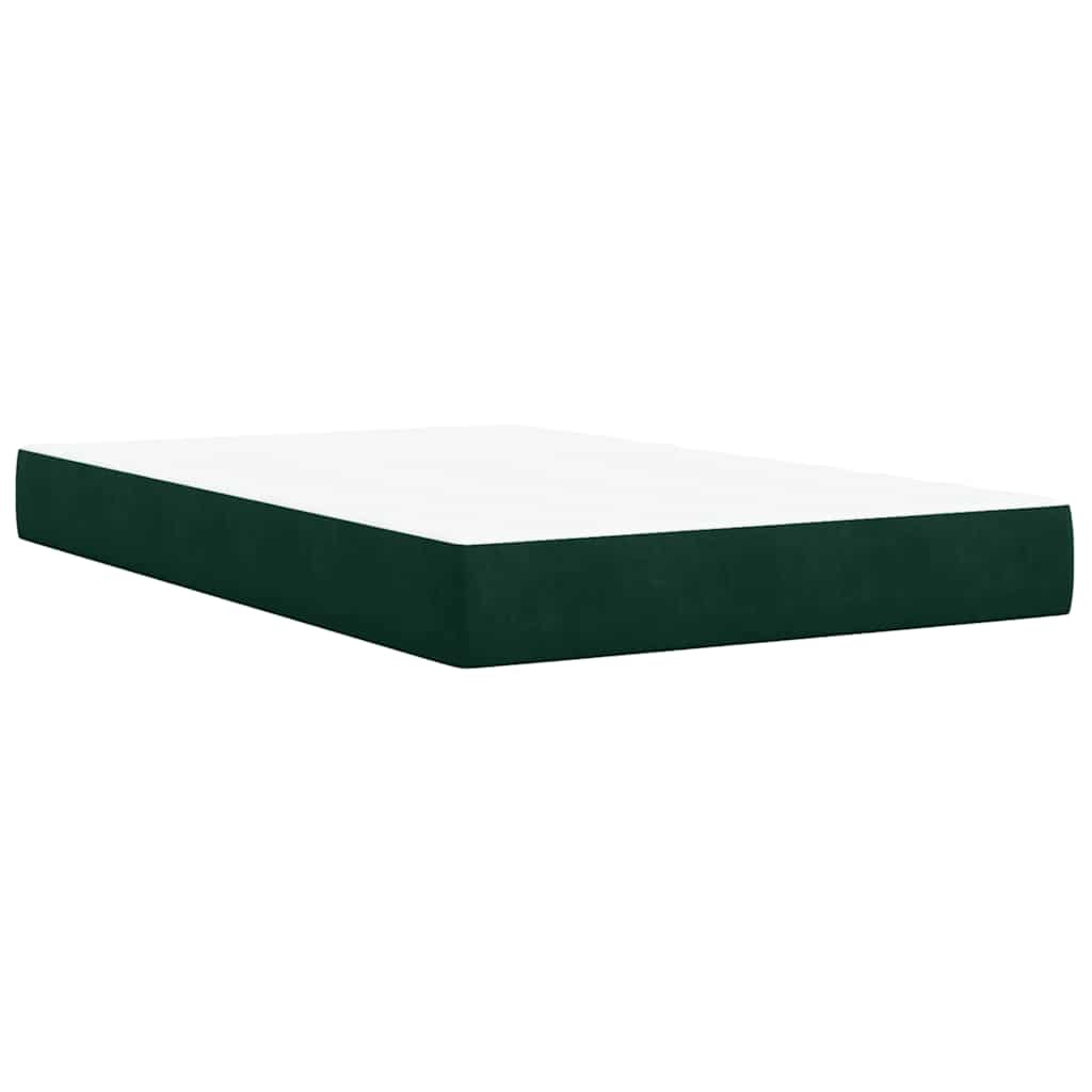Sommier à lattes de lit avec matelas vert foncé 120x190 cm - XIOS