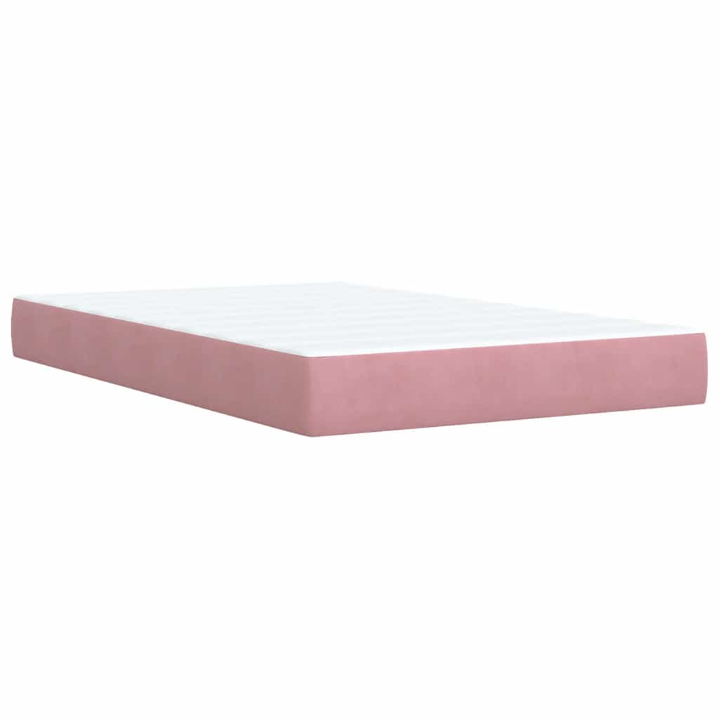 Sommier à lattes de lit avec matelas Rose 120x200 cm Velours - XIOS