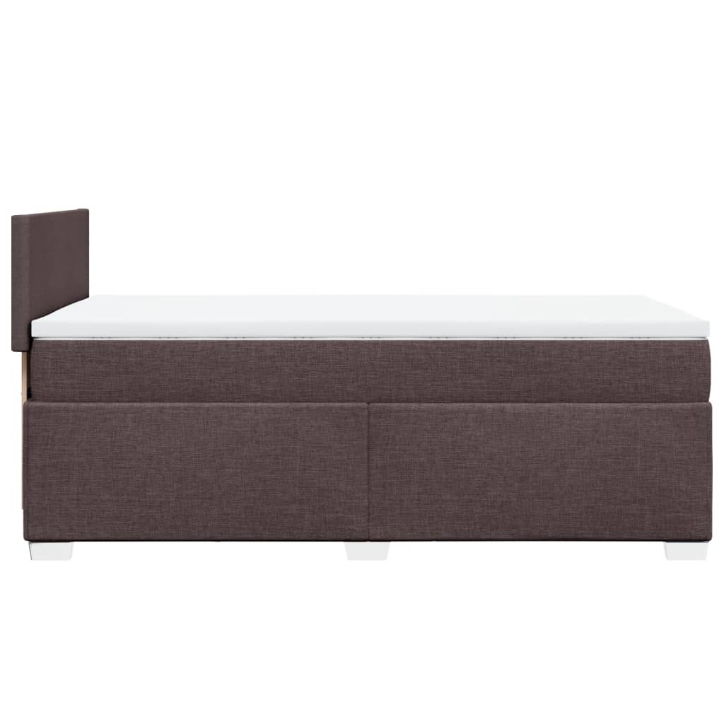 Sommier à lattes de lit avec matelas Marron foncé 90x190 cm - XIOS