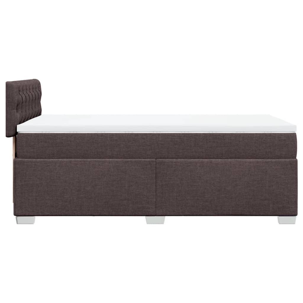 Sommier à lattes de lit avec matelas Marron foncé 90x190 cm - XIOS