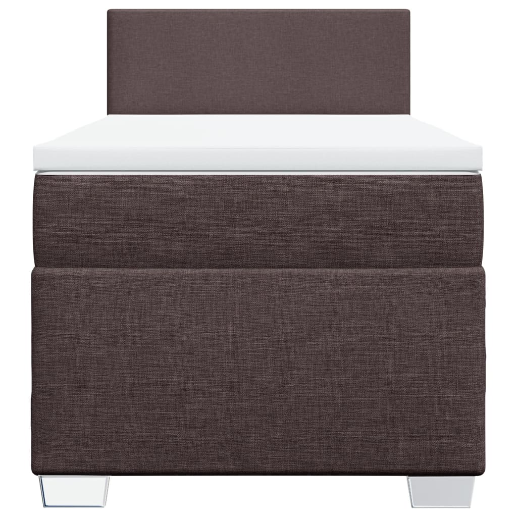 Sommier à lattes de lit avec matelas Marron foncé 90x200 cm - XIOS