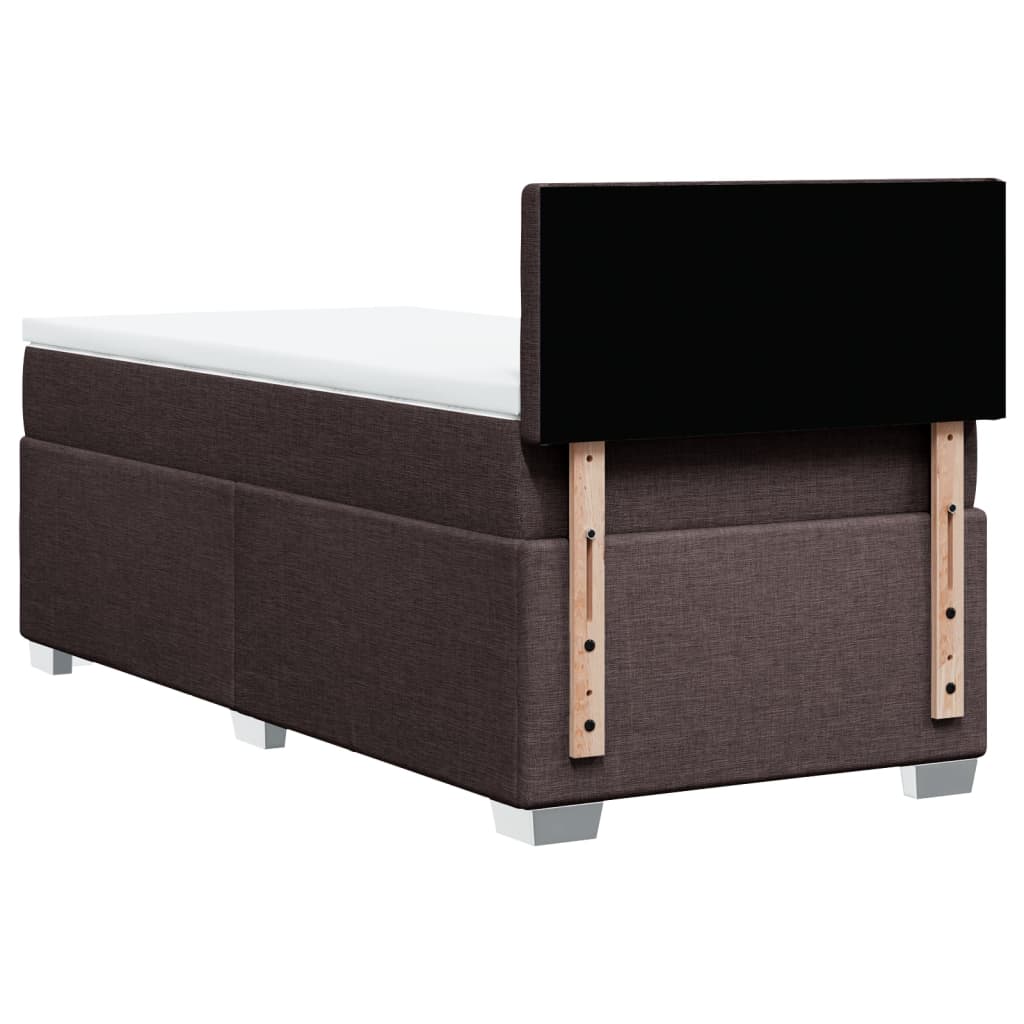 Sommier à lattes de lit avec matelas Marron foncé 90x200 cm - XIOS