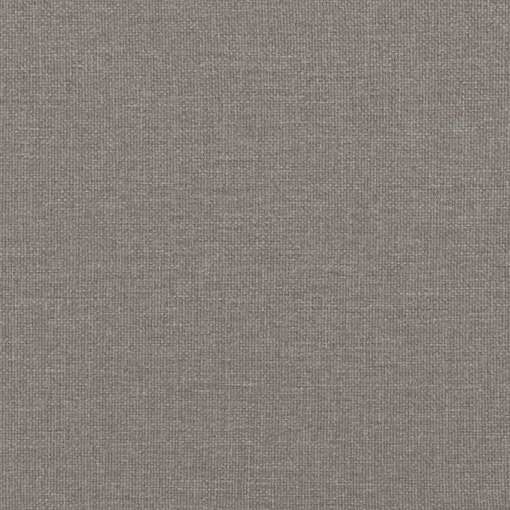 Sommier à lattes de lit avec matelas taupe 120x190 cm tissu - XIOS