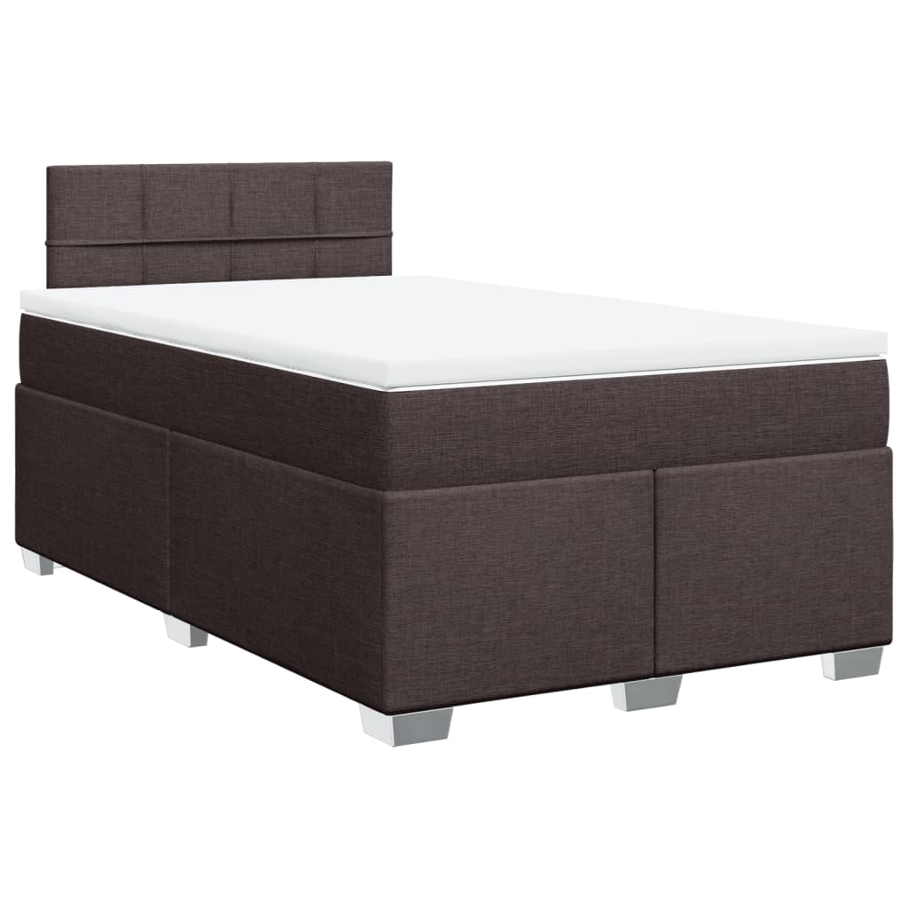 Sommier à lattes de lit avec matelas Marron foncé 120x200 cm - XIOS