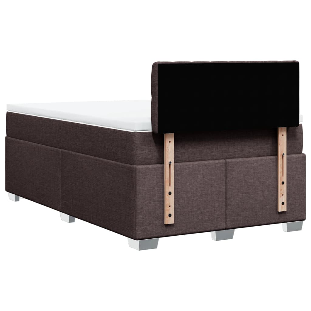 Sommier à lattes de lit avec matelas Marron foncé 120x200 cm - XIOS