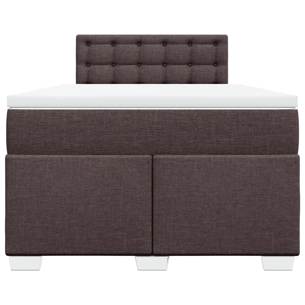 Sommier à lattes de lit avec matelas Marron foncé 120x200 cm - XIOS