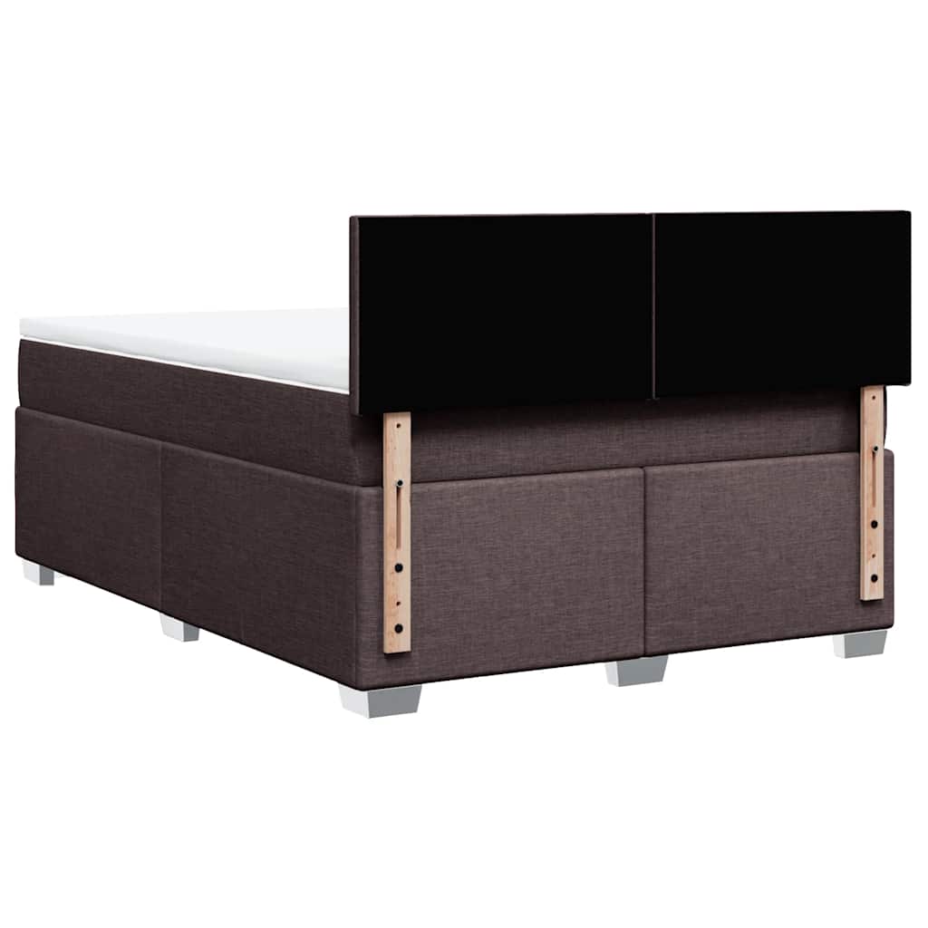 Sommier à lattes de lit avec matelas Marron foncé 140x190 cm - XIOS
