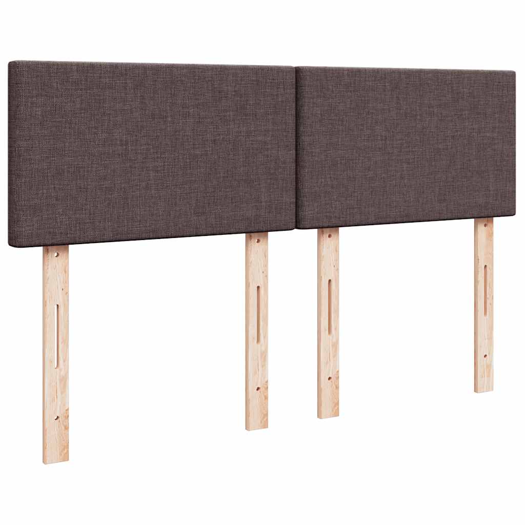 Sommier à lattes de lit avec matelas Marron foncé 140x190 cm - XIOS