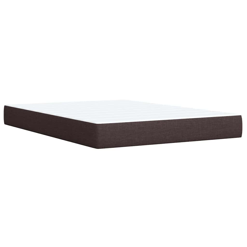 Sommier à lattes de lit avec matelas Marron foncé 140x190 cm - XIOS