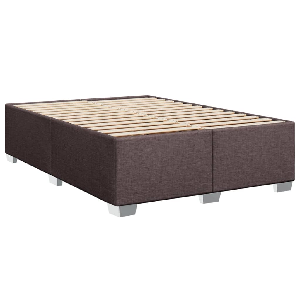 Sommier à lattes de lit avec matelas Marron foncé 140x190 cm - XIOS