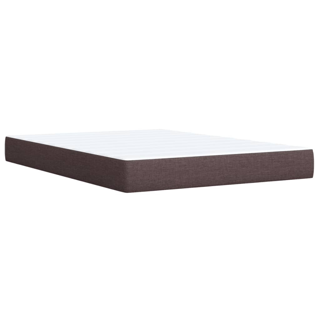 Sommier à lattes de lit avec matelas Marron foncé 140x190 cm - XIOS