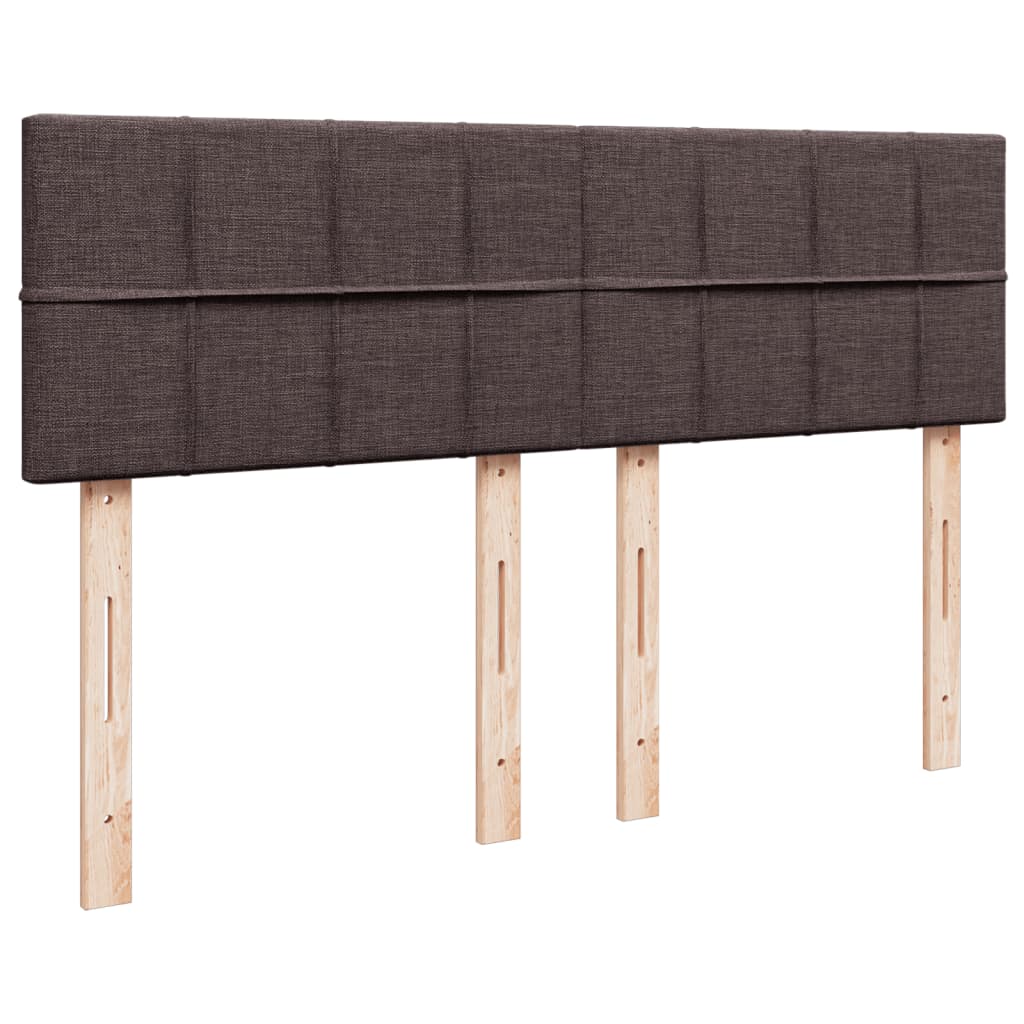 Sommier à lattes de lit avec matelas Marron foncé 140x190 cm - XIOS