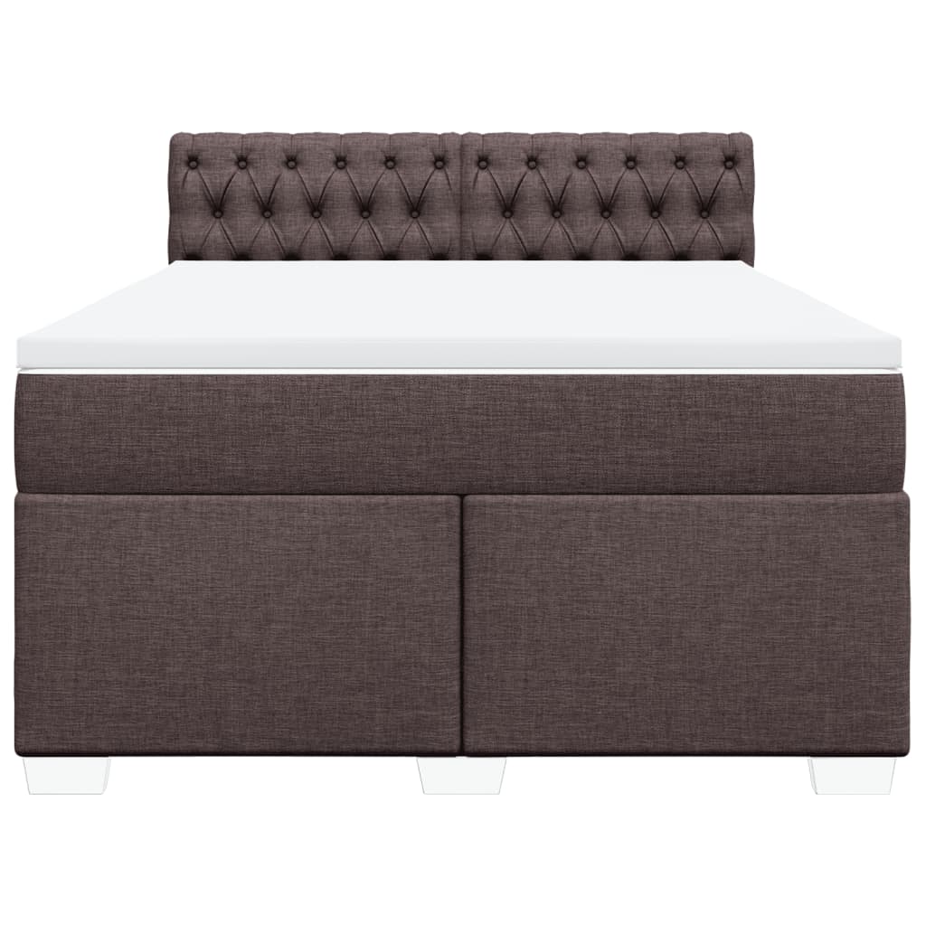 Sommier à lattes de lit avec matelas Marron foncé 160x200 cm - XIOS